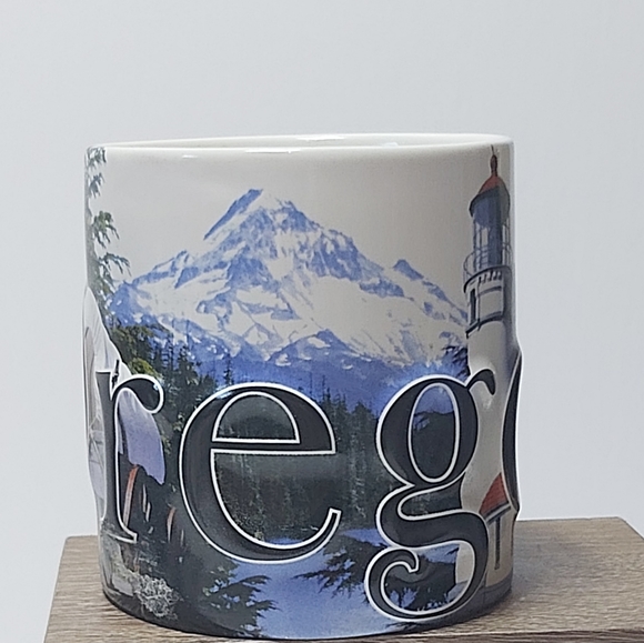 Large 14oz 3d Oregon mug - Picture 2 of 4